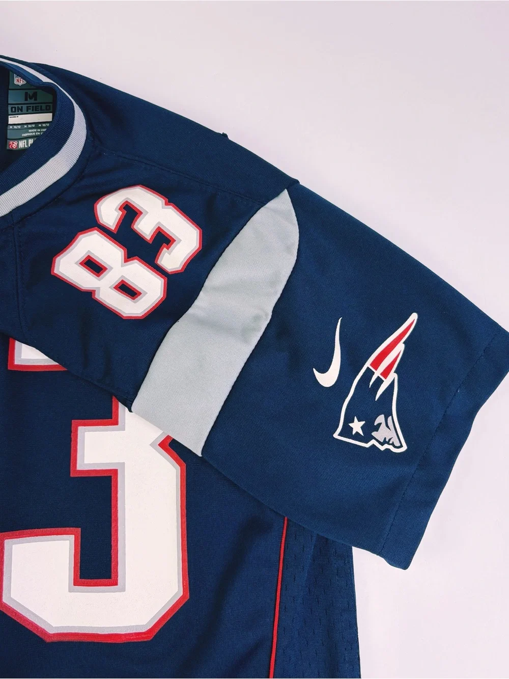 Nike NFL On-Field New England Patriots Wes Welker #83 Youth Medium Jersey